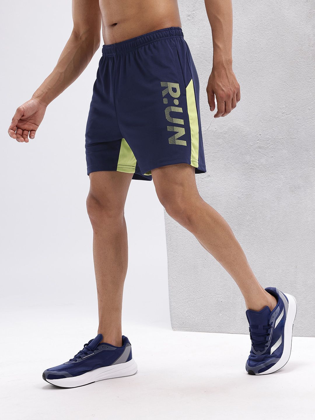 HRX by Hrithik Roshan Men Typography Print Rapid-Dry Running Shorts