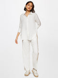 AND Shirt Collar Linen Shirt With Trouser