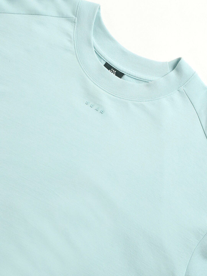 THE BEAR HOUSE Drop Shoulder Pure Cotton Relaxed Fit T-shirt