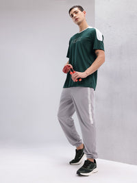 HRX by Hrithik Roshan Brand Logo Print Perforated Training T-shirt