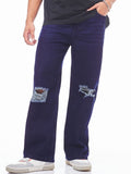 Bewakoof Men Straight Fit High-Rise Low Distress Cotton Jeans