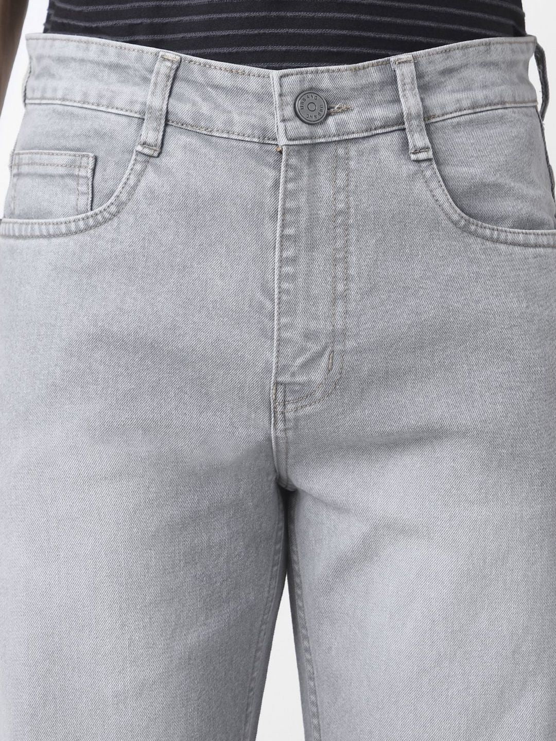 Urbano Fashion Men Straight Fit Heavy Washed Jeans Stretchable