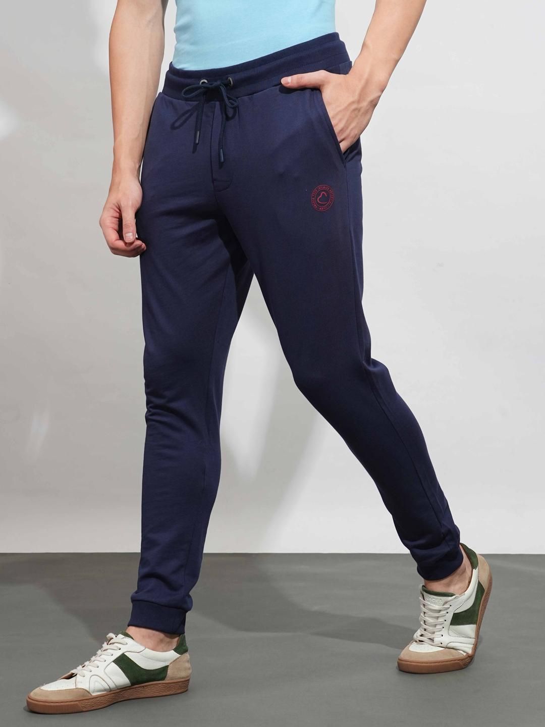 Being Human Men Slim Fit Pure Cotton Mid Rise Jogger