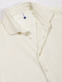 Thomas Scott Men Premium Spread Collar Horizontal Striped Casual Shirt