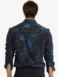 RARE RABBIT Men Comfort Opaque Printed Casual Shirt