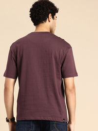 Being Human Typography Printed Drop-Shoulder Sleeves Pure Cotton T-shirt