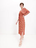 DressBerry Smock Waist Midi Dress