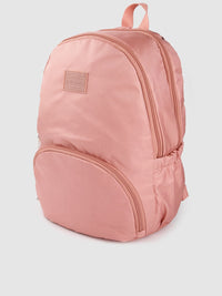 Lino Perros Women Striped Medium-Sized Backpack with Laptop Compartment 21L