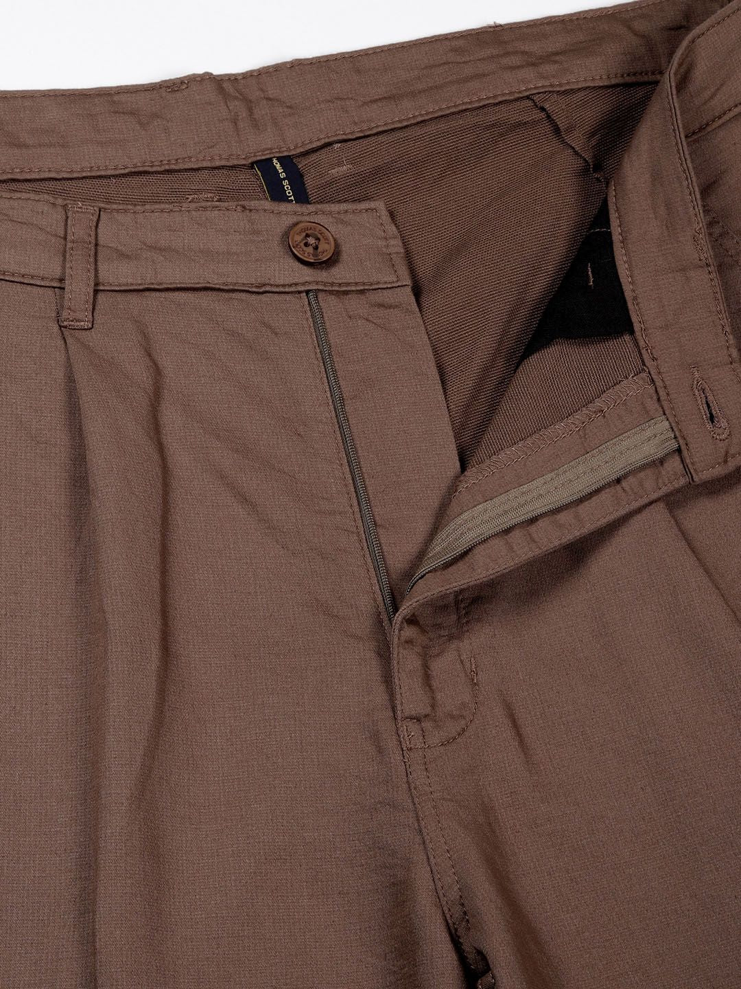 Thomas Scott Men Smart Easy Wash Cargos Trousers