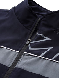 HRX by Hrithik Roshan Striped Printed Running Tracksuit