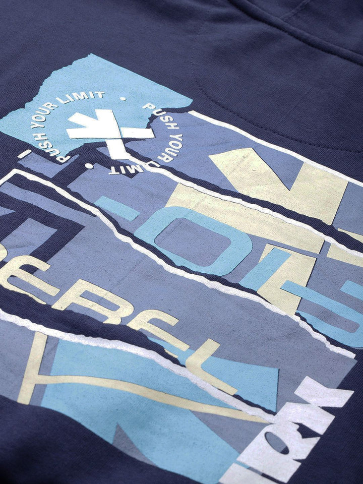 HRX by Hrithik Roshan Back Print Hooded Lifestyle Sweatshirt