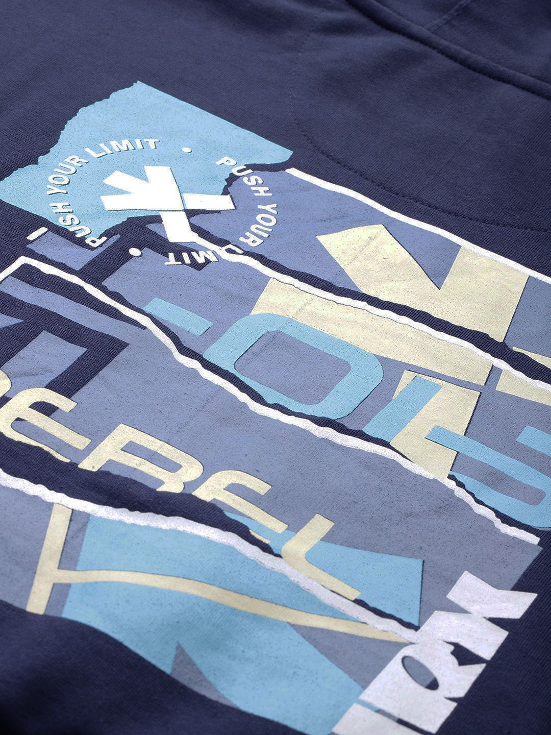 HRX by Hrithik Roshan Back Print Hooded Lifestyle Sweatshirt