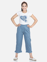 Cutiekins Girls Blue Capris
