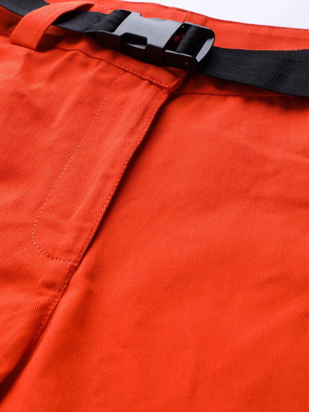 STREET 9 Women Orange Solid Regular Fit Shorts