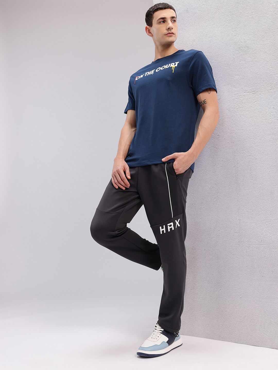 HRX by Hrithik Roshan Typography Printed T-shirt