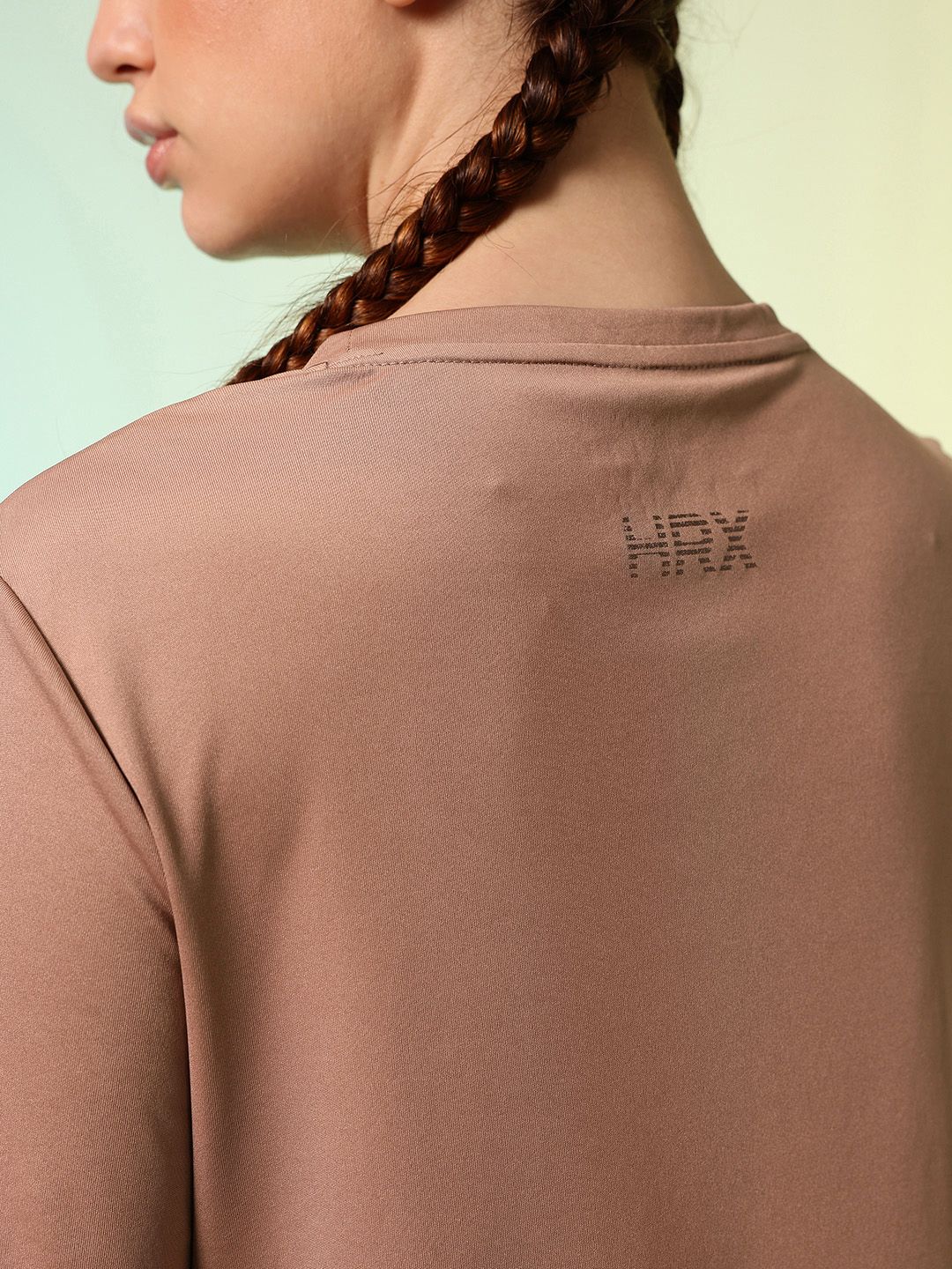 HRX by Hrithik Roshan ACTIVE-GODDESS Brand Logo Printed Rapid Dry Training T-shirt