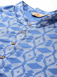 Anouk Printed Regular Pure Cotton Kurta with Trousers