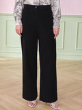 AND Women Mid Rise Straight Fit Trousers