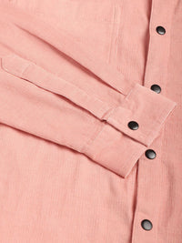VASTRADO Men Classic Slim Fit Corduroy Casual Shirt