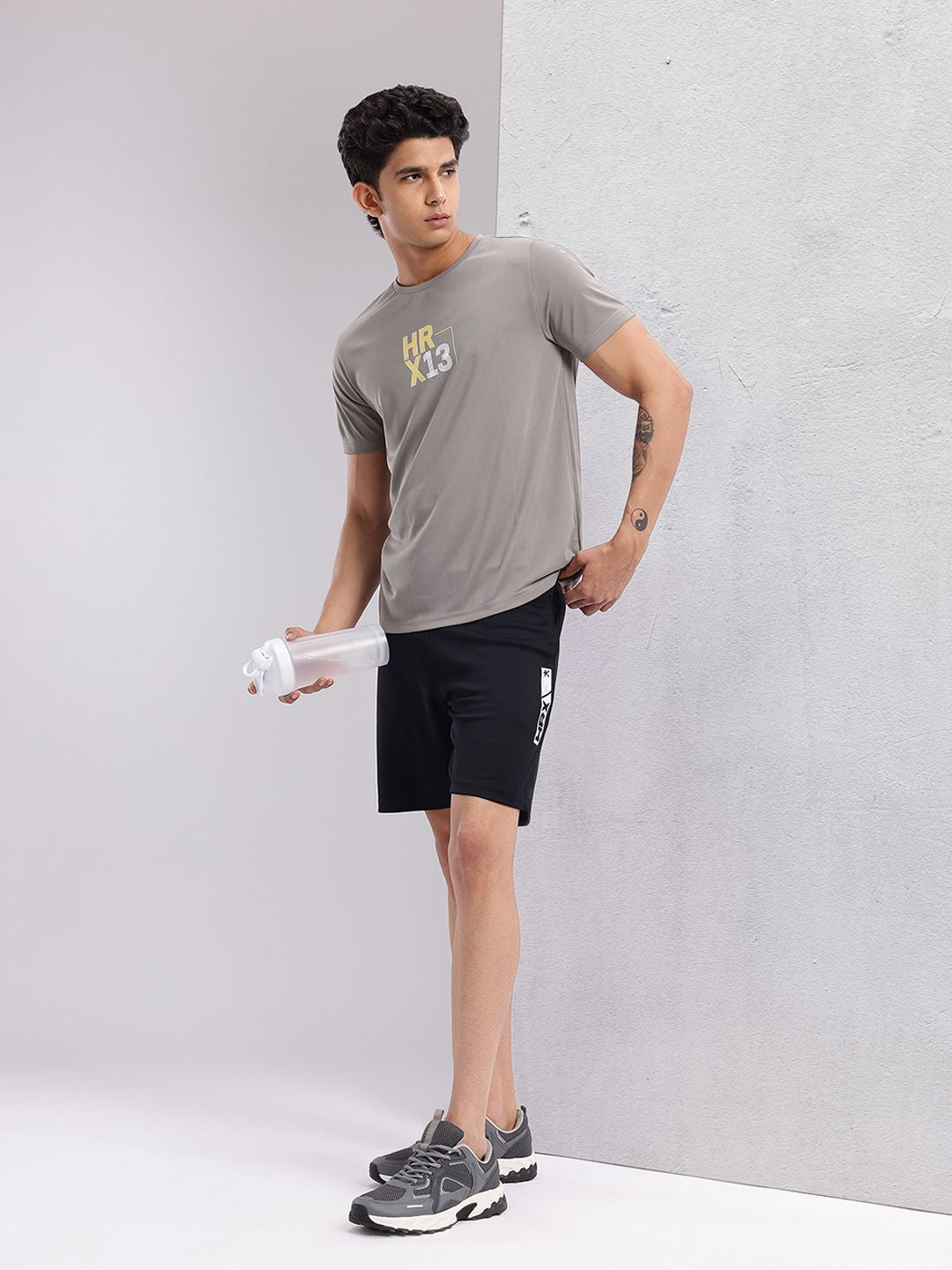 HRX by Hrithik Roshan Men Typography Printed Rapid-Dry Running T-shirt