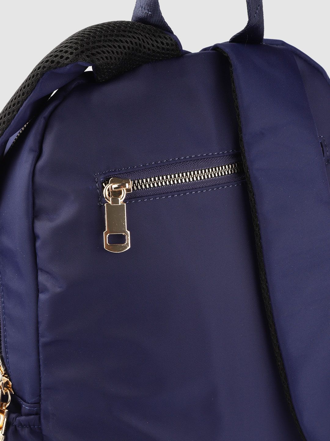 Lino Perros Women Navy Blue Solid Backpack