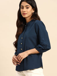 all about you Pure Cotton Opaque Casual Shirt