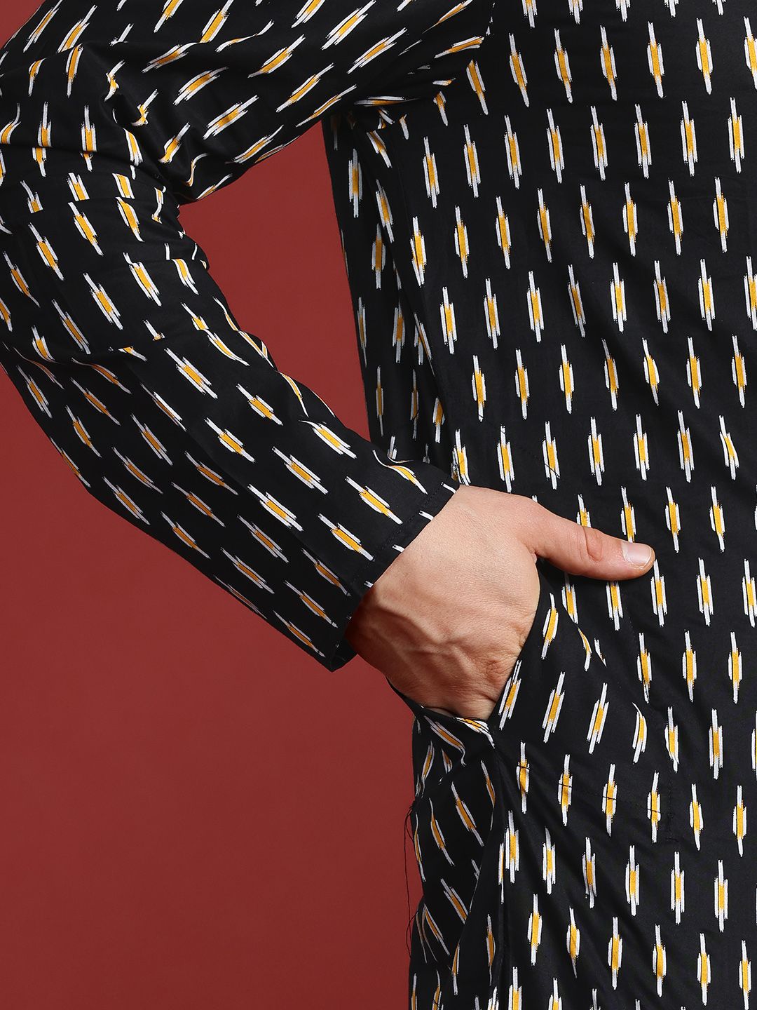 Anouk Printed Pure Cotton Kurta with Trousers