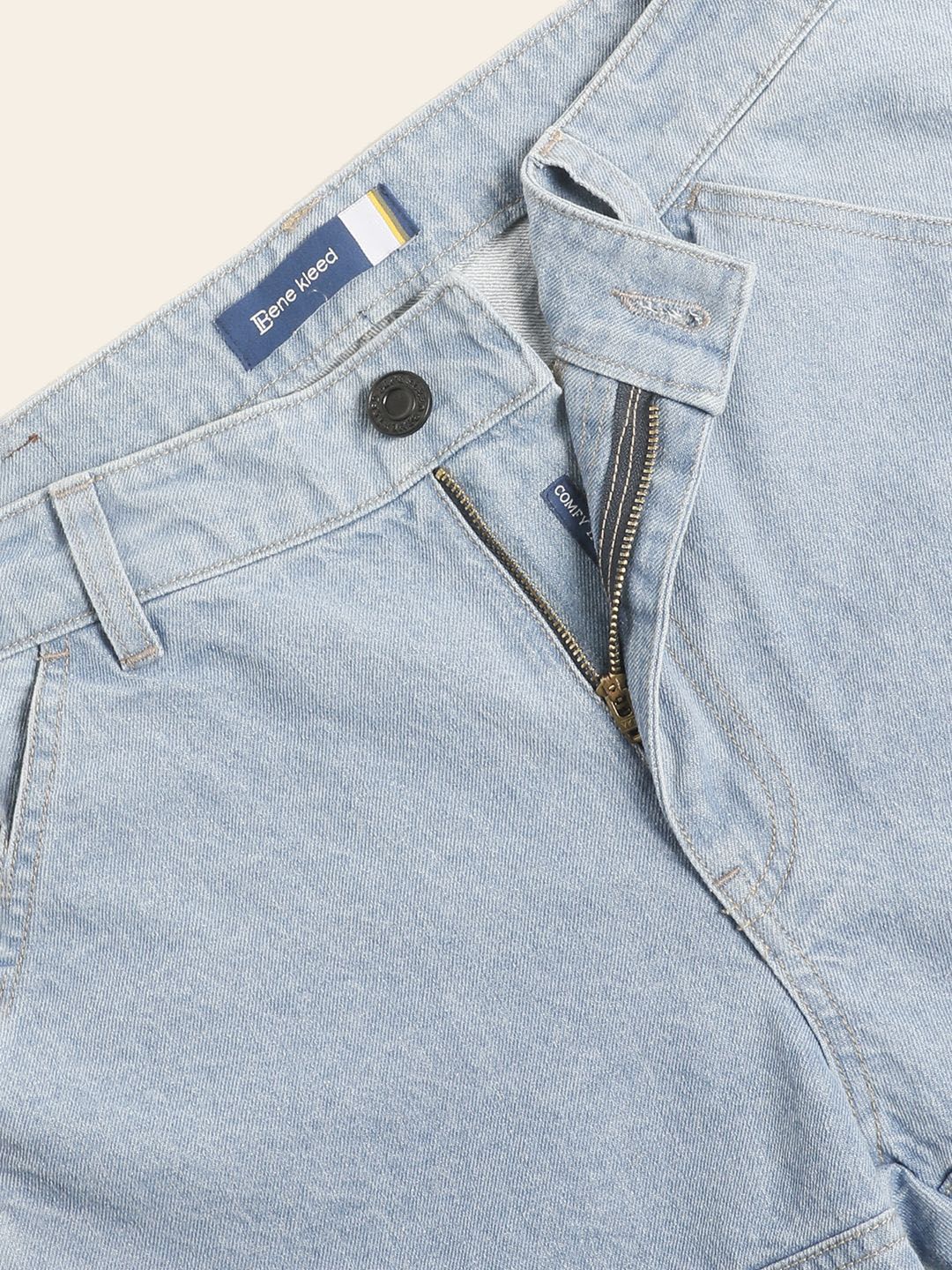 Bene Kleed Men Relaxed Fit Heavy Fade Jeans