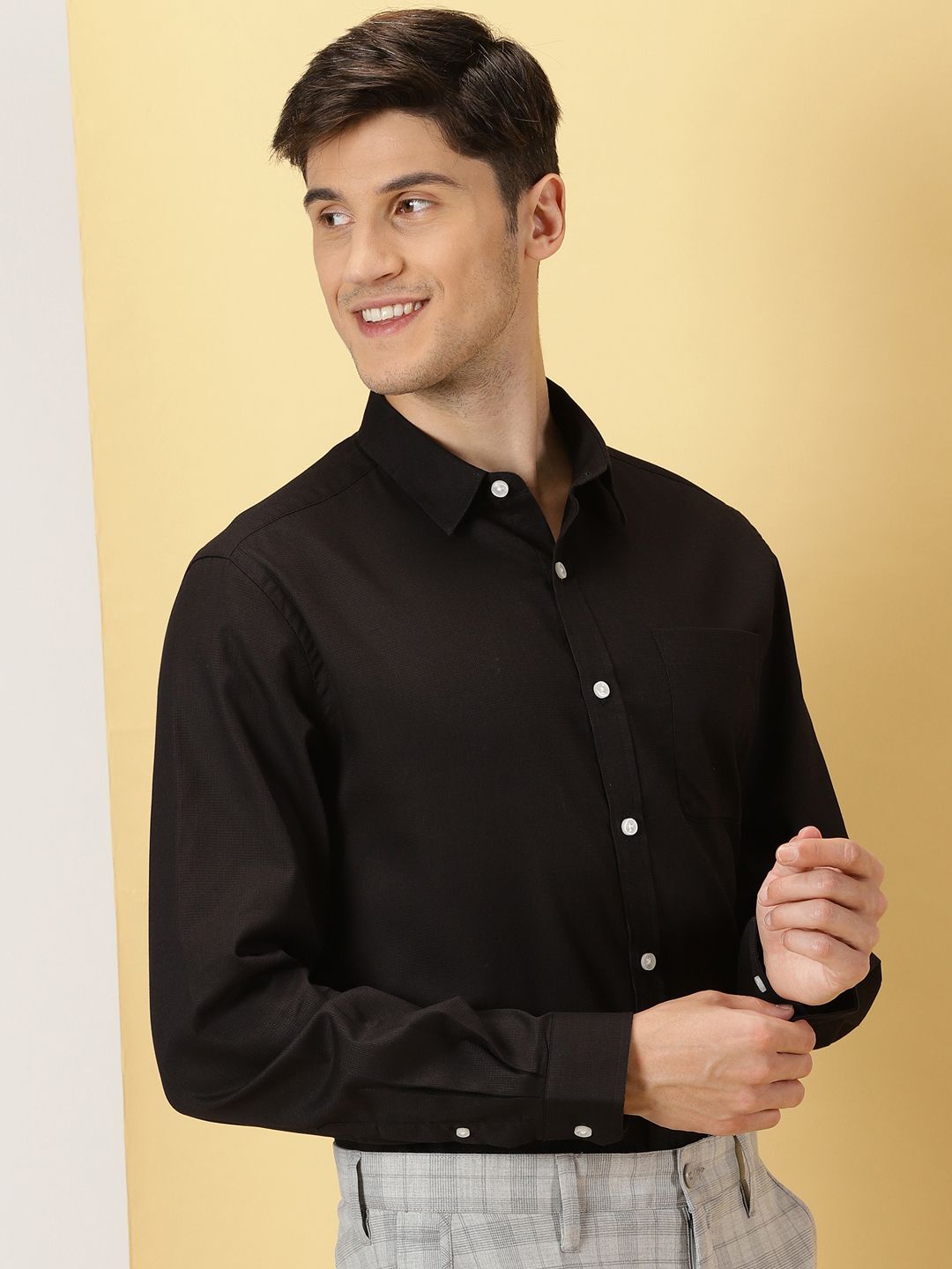 Thomas Scott Classic Slim Fit Opaque Cotton Formal Shirt