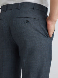 Raymond Men Checked Slim Fit Trousers