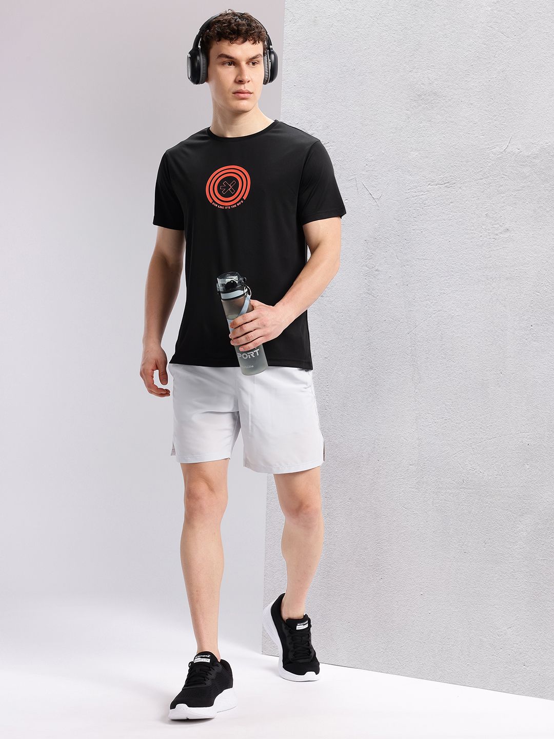 HRX by Hrithik Roshan Men Printed Rapid-Dry Running T-shirt