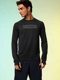 HRX by Hrithik Roshan Brand Logo Printed Rapid-Dry Training T-shirt