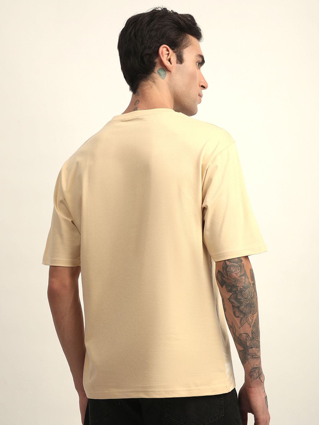 Difference Of Opinion Men Short Sleeve Oversized Crew Neck Printed Tshirt