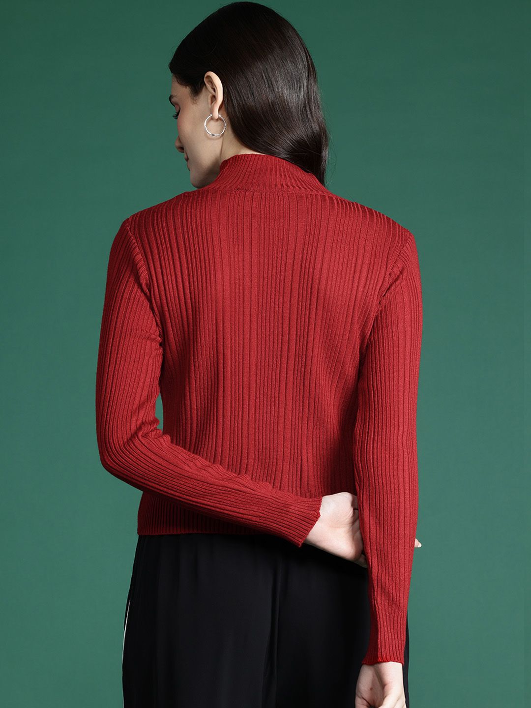 DressBerry Self-Striped Pullover