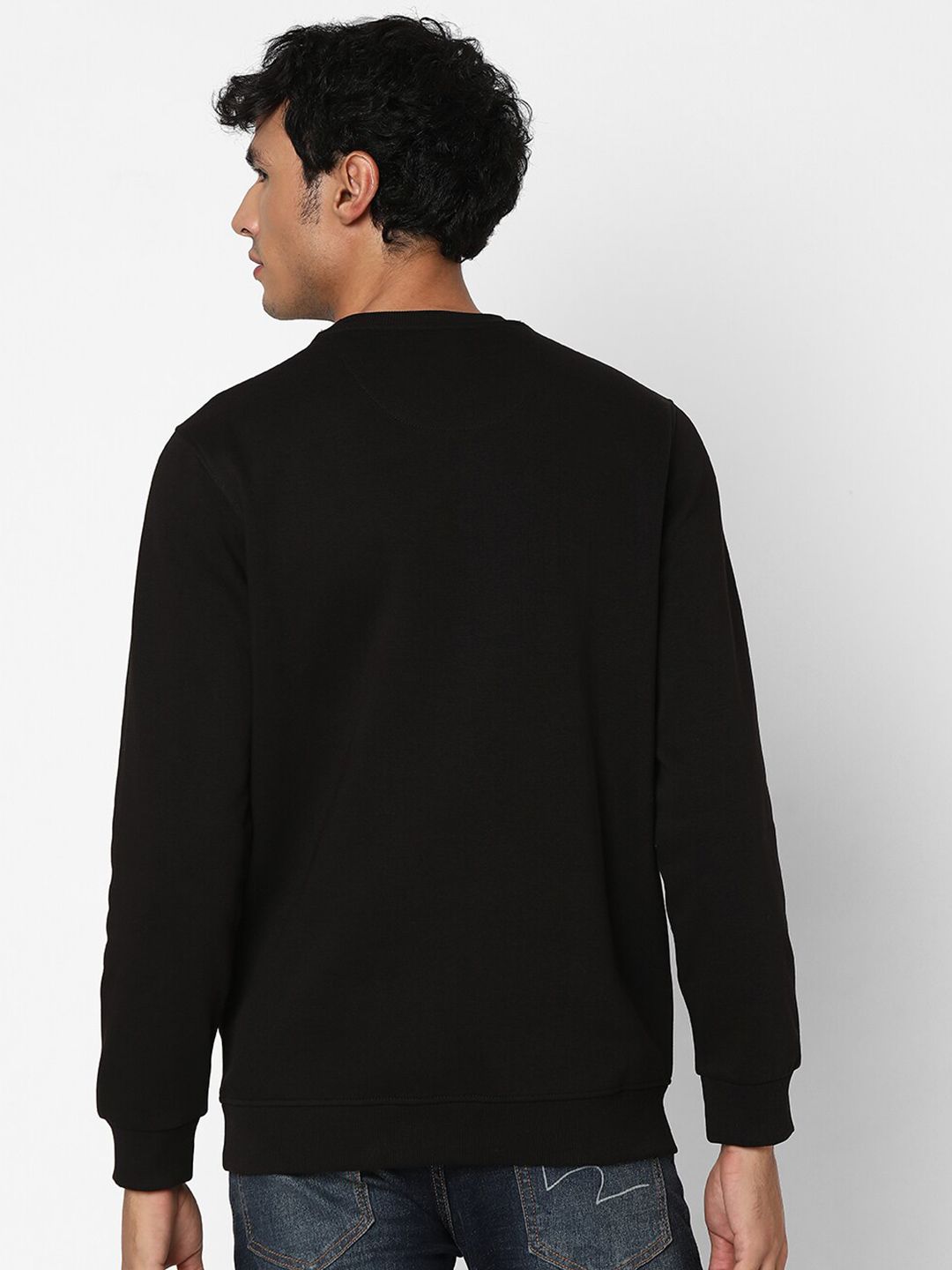 SPYKAR Round Neck Cotton Sweatshirt