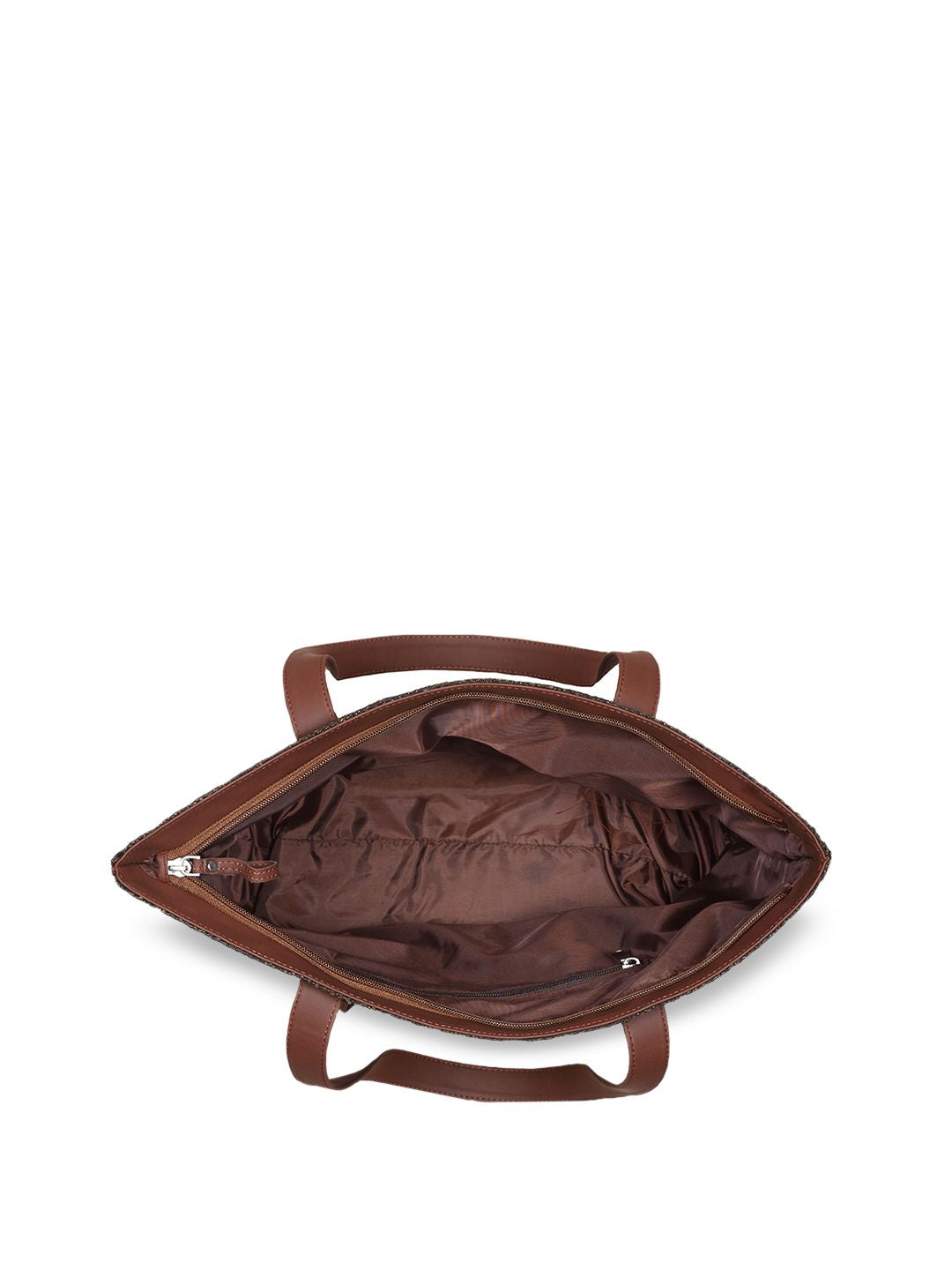 ZOUK Black Oversized Bucket Shoulder Bag