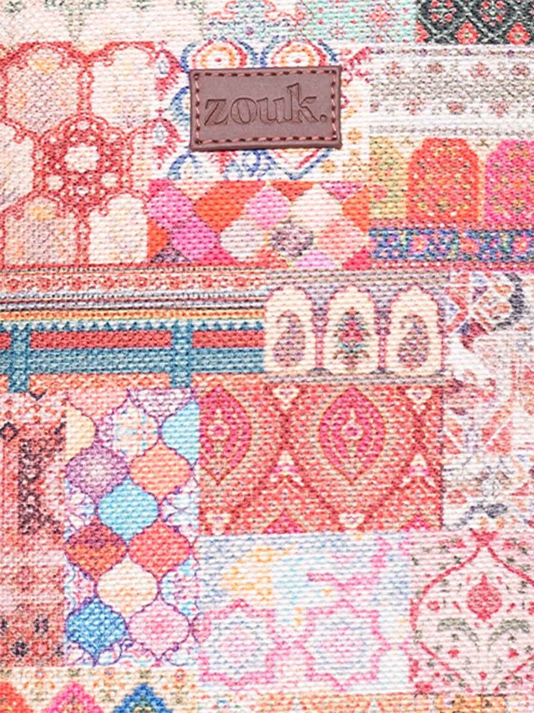 ZOUK Women Ethnic Motifs Printed Backpack