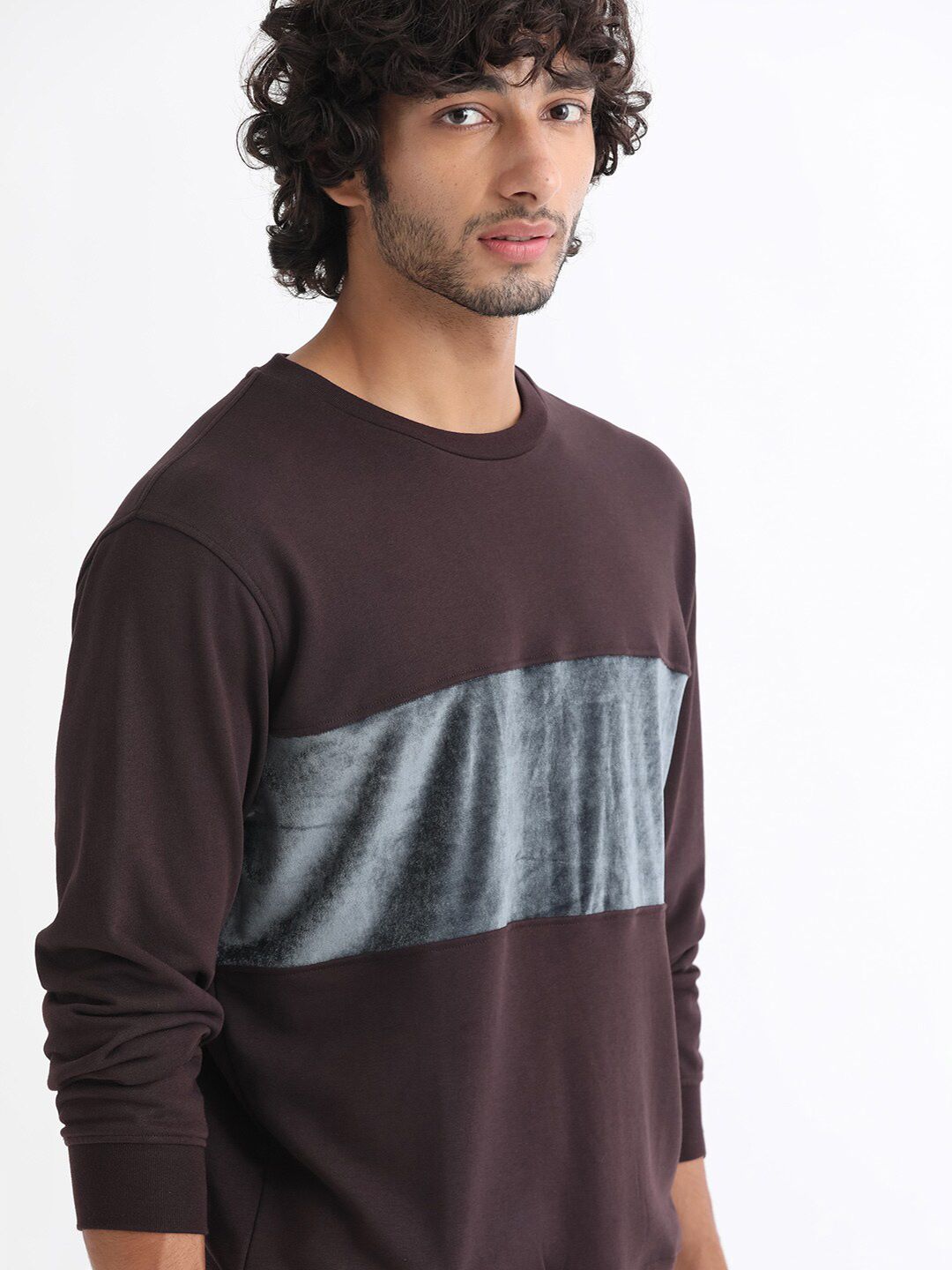 RARE RABBIT Men Tide Striped Sweatshirt