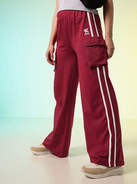 HRX by Hrithik Roshan Women BEING-LOCAL Side Striped Lifestyle Track Pant