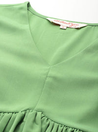 all about you Flared Sleeve A-Line Dress