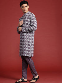 Anouk Printed Regular Pure Cotton Kurta with Trousers