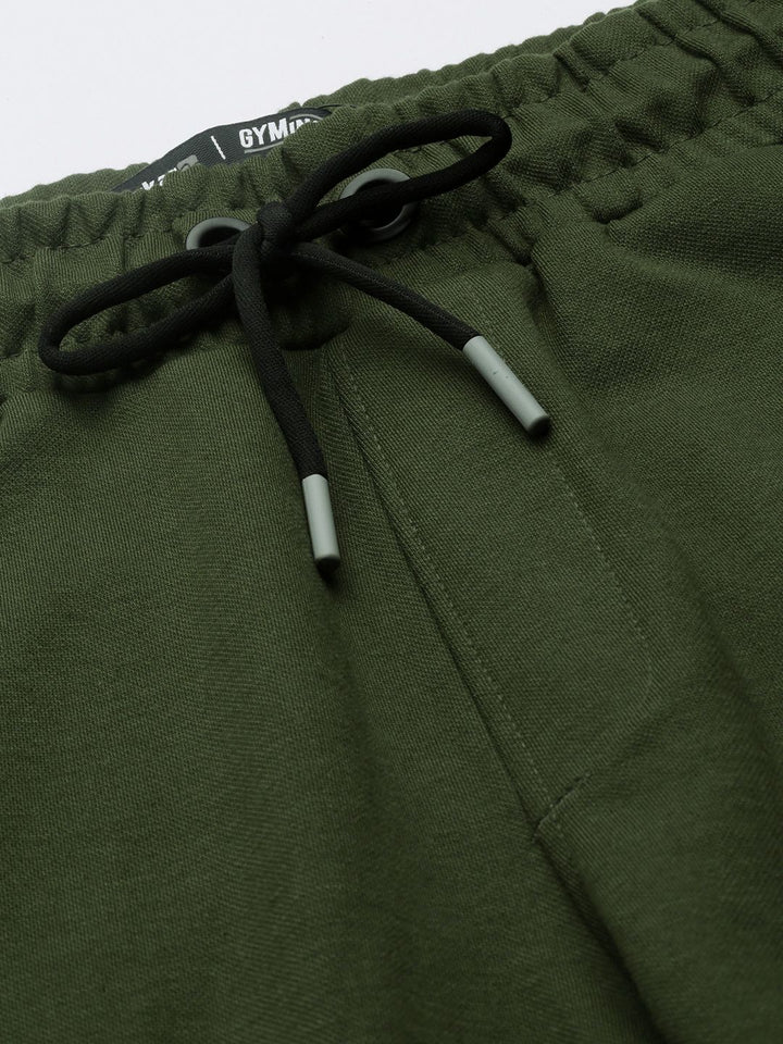 SPYKAR Men Colourblocked Slim Fit Mid-Rise Regular Joggers