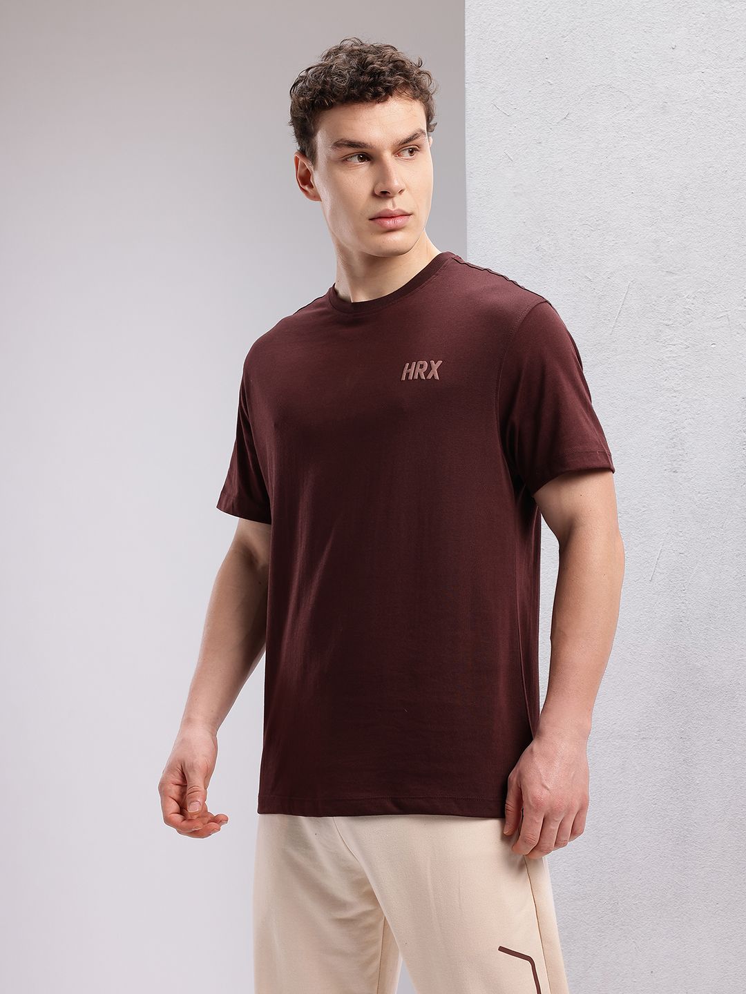 HRX by Hrithik Roshan Men Typography Puff Printed Training T-shirt