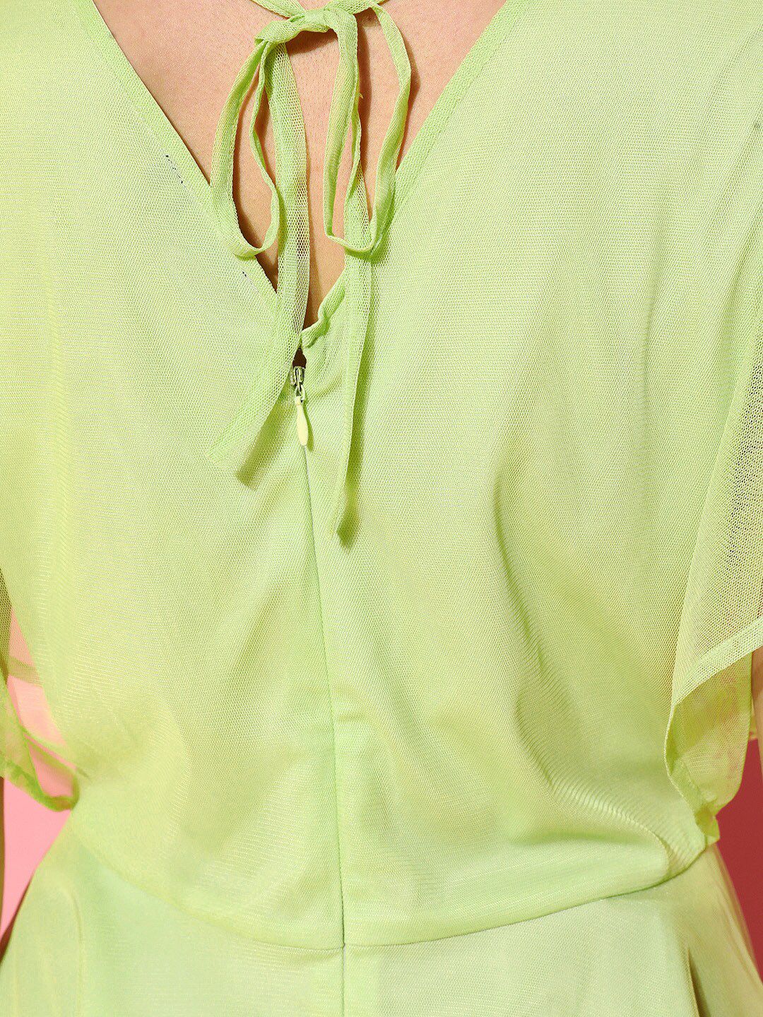 STREET 9 Lime Green Embellished Top
