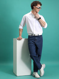 HIGHLANDER Men Loose Fit Mid-Rise Cotton Baggy Jeans