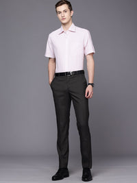 Raymond Men Checked Slim Fit Formal Trousers