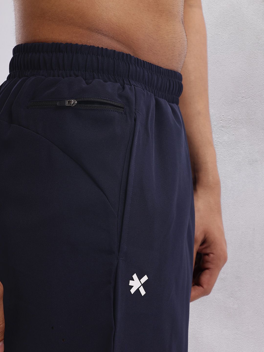 HRX by Hrithik Roshan Men Brand Logo Print Detail Mid-Rise Training Shorts