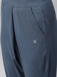HRX by Hrithik Roshan Women Navy Solid Regular Fit Yoga Track Pants