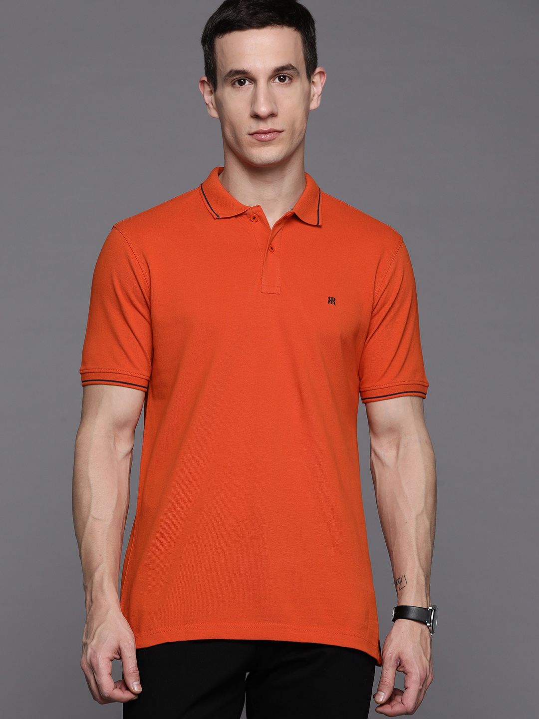 Raymond Pure Cotton Polo Collar T-shirt