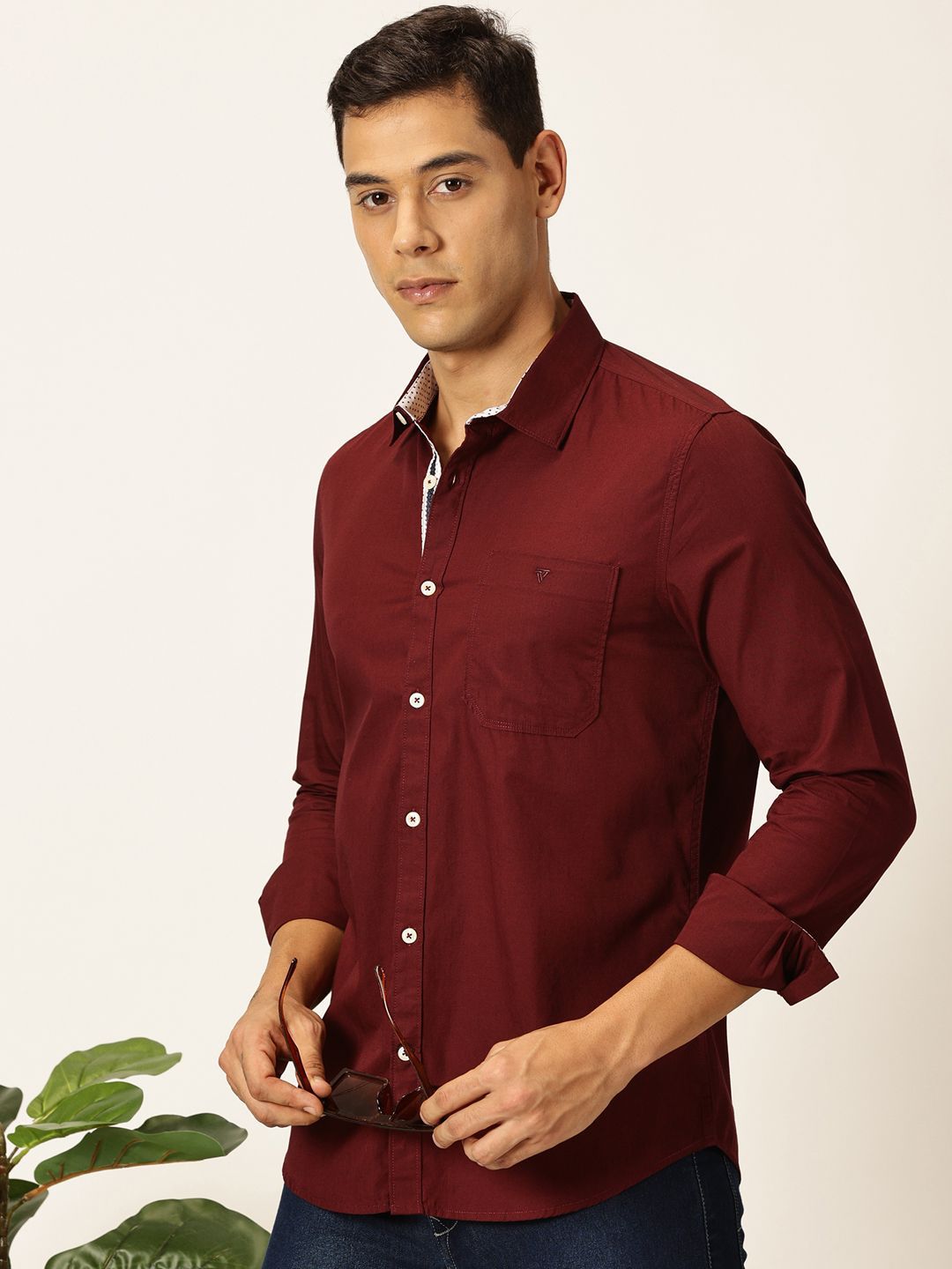 Thomas Scott Men Premium Opaque Casual Shirt